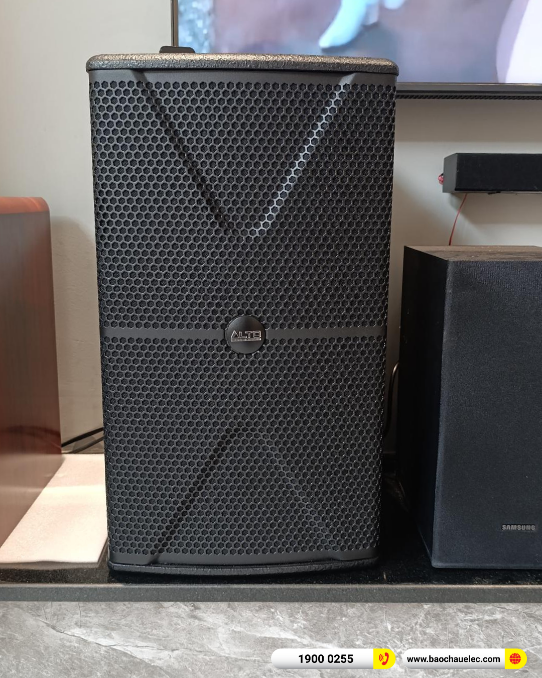 Lắp đặt d&agrave;n karaoke Alto hơn 24tr cho anh Ho&agrave;ng tại TP HCM