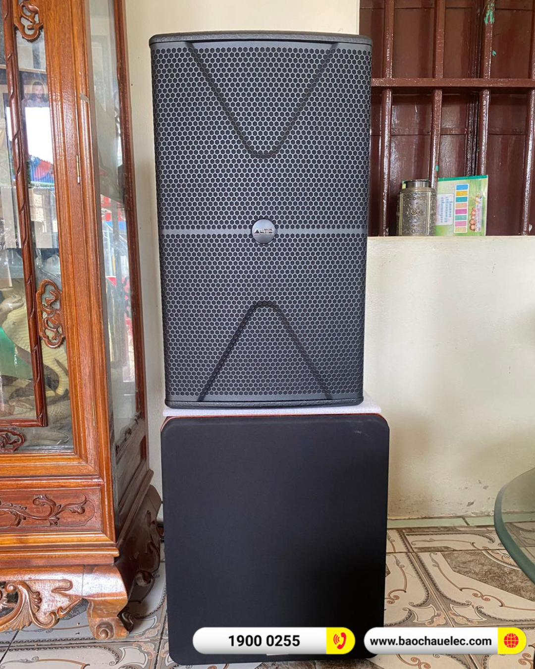 Lắp đặt d&agrave;n karaoke Alto hơn 34tr cho anh Huy&ecirc;n tại Nam Định