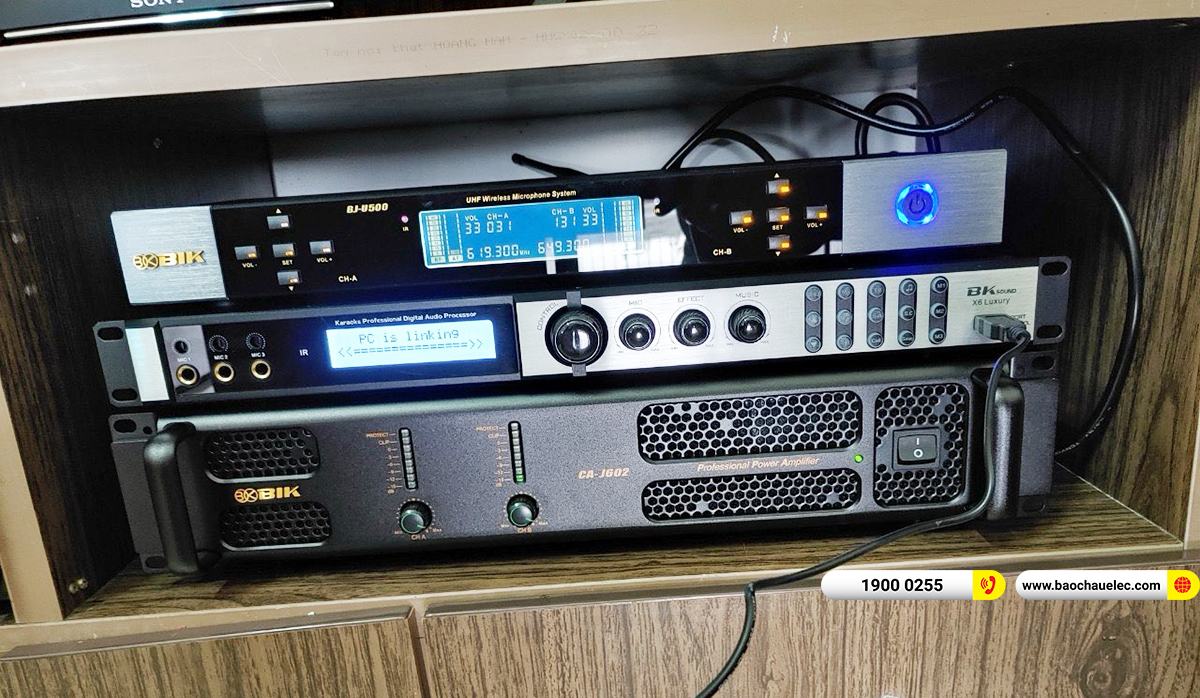 Lắp đặt d&agrave;n karaoke Alto hơn 34tr cho anh Phong ở Thanh H&oacute;a