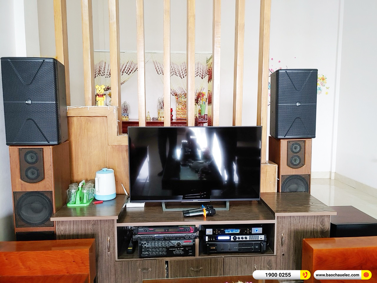 Lắp đặt d&agrave;n karaoke Alto hơn 34tr cho anh Phong ở Thanh H&oacute;a