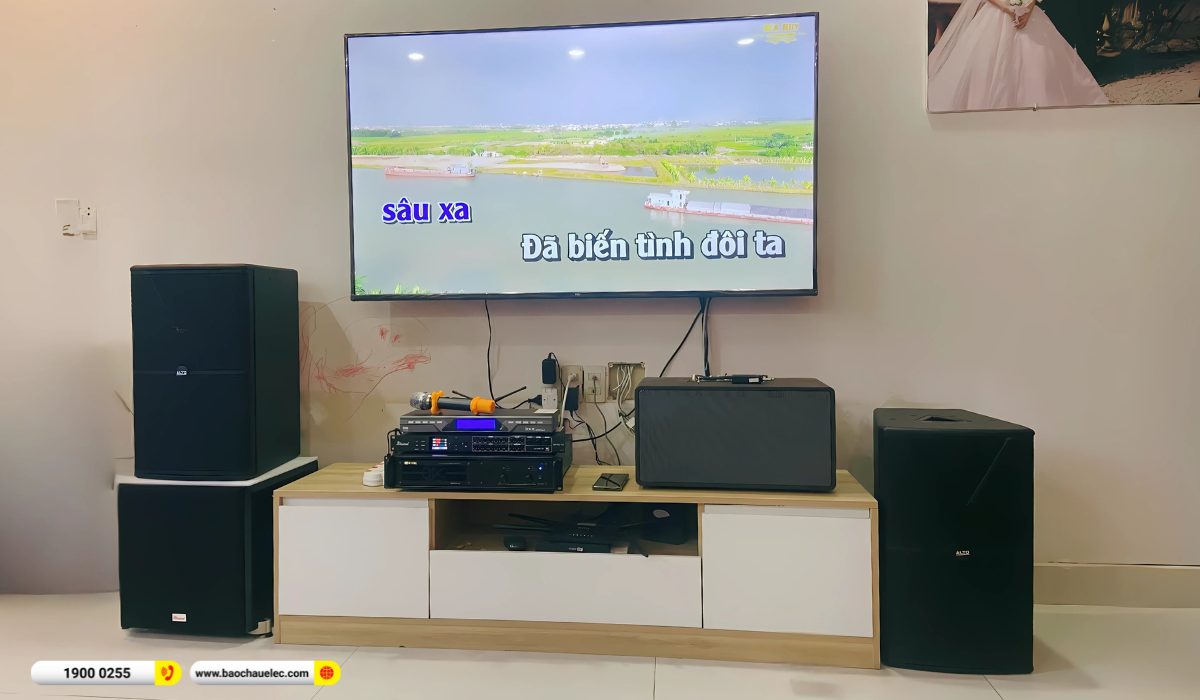 Lắp đặt đ&agrave;n karaoke Alto gần 32tr cho anh Phong tại TP HCM