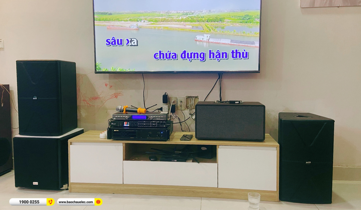 Lắp đặt đ&agrave;n karaoke Alto gần 32tr cho anh Phong tại TP HCM