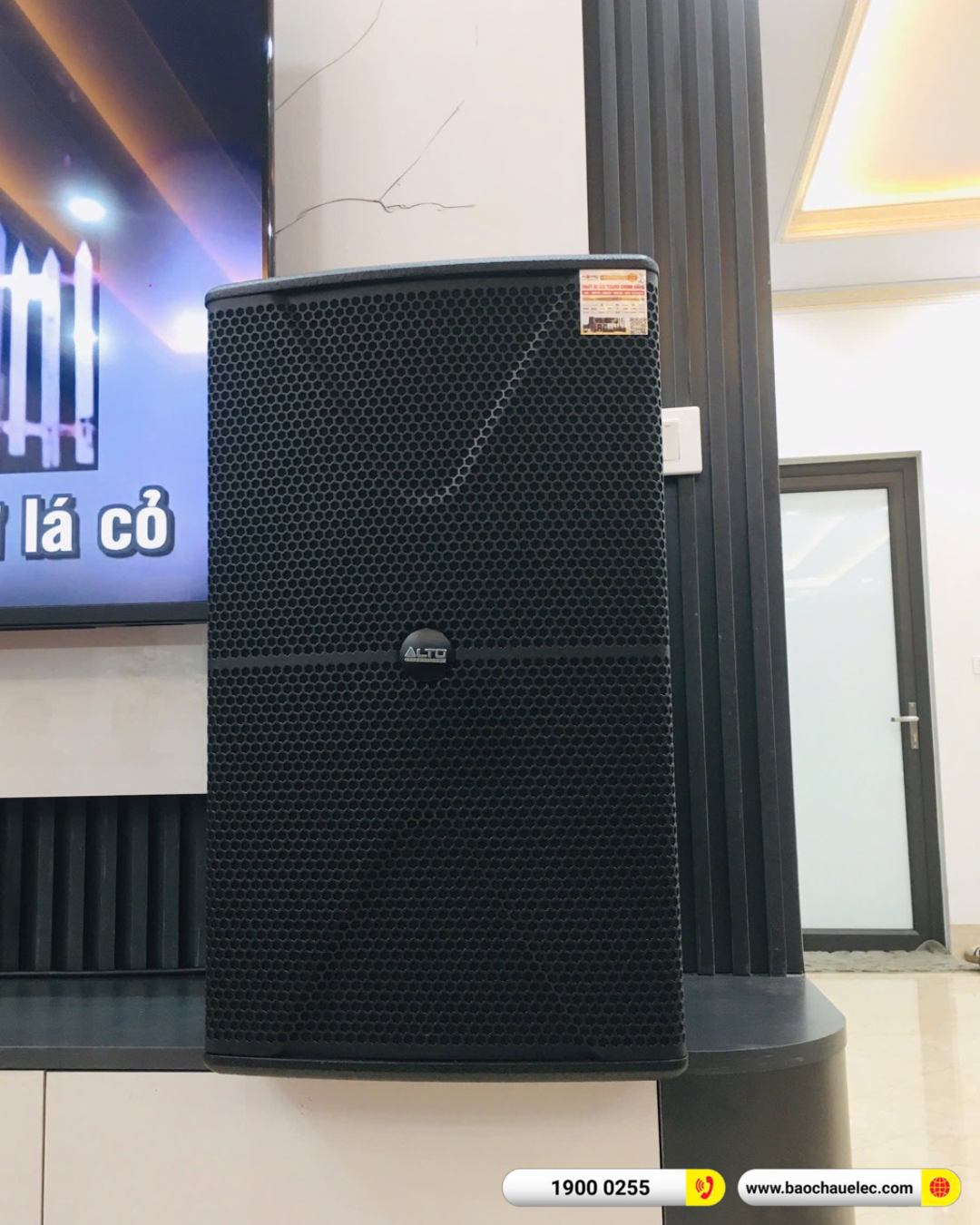 Lắp đặt d&agrave;n karaoke Alto hơn 54tr cho anh T&ograve;ng tại Bắc Ninh
