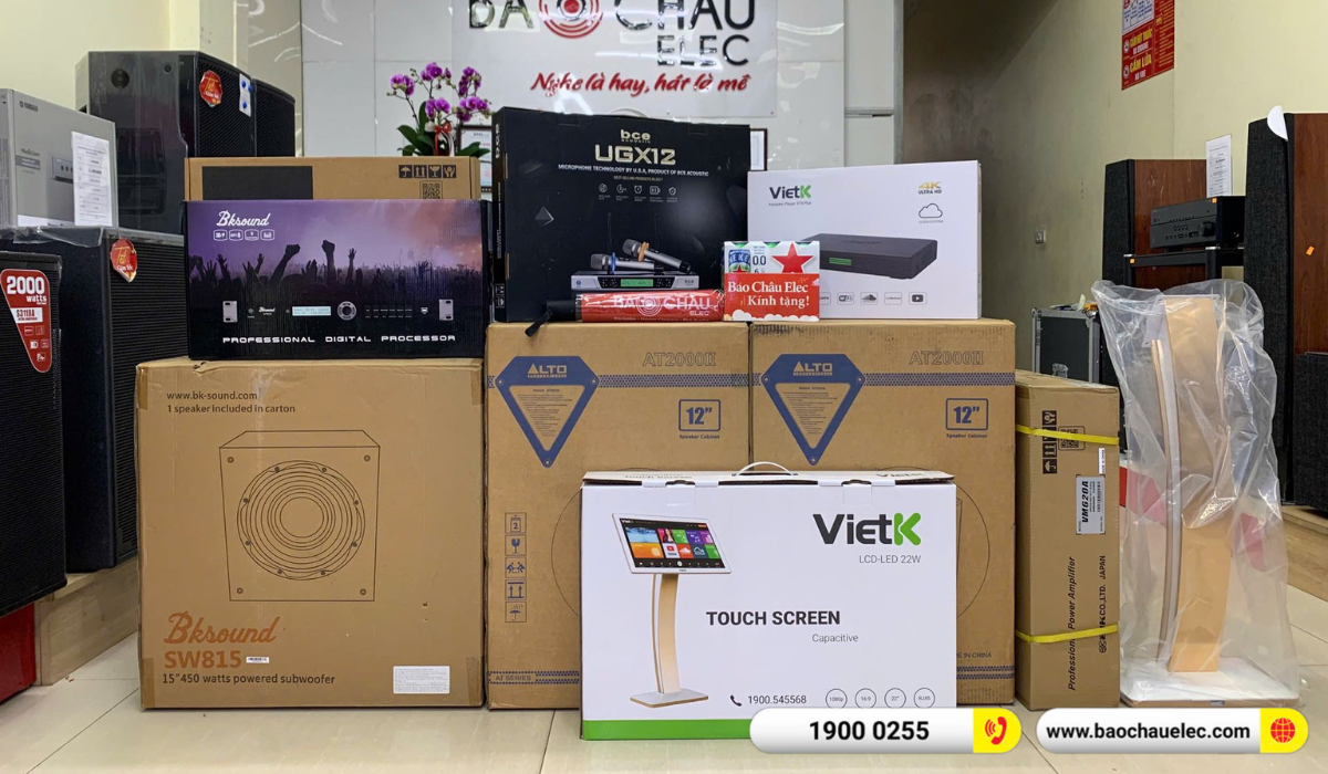 Lắp đặt d&agrave;n karaoke Alto hơn 54tr cho anh T&ograve;ng tại Bắc Ninh