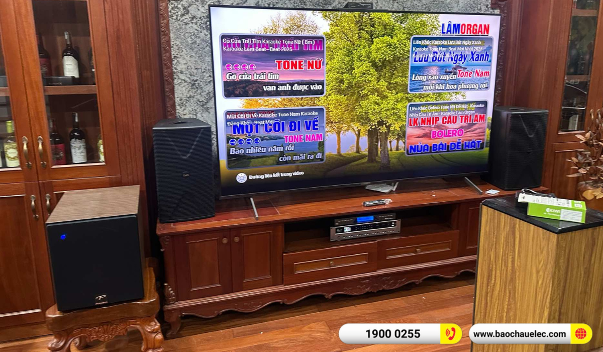 Lắp đặt d&agrave;n karaoke Alto hon 25tr cho anh Việt tại H&agrave; Nội