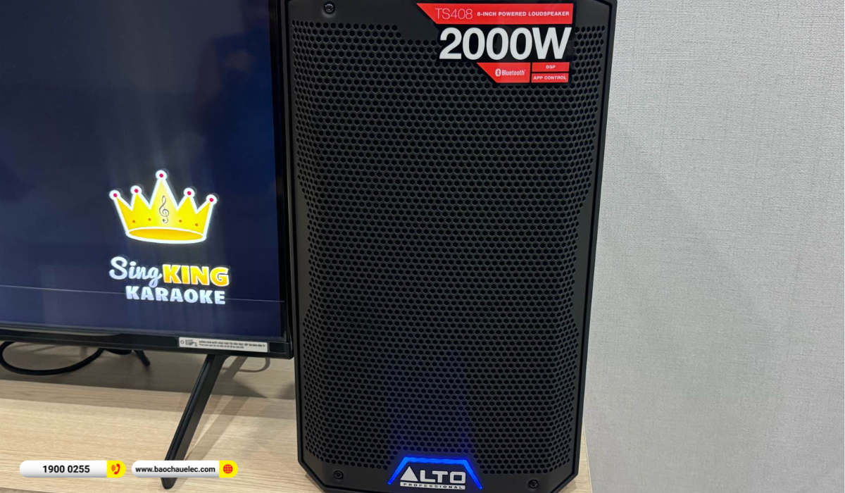 Lắp đặt d&agrave;n karaoke Alto hơn 30tr cho c&ocirc; Thanh tại TP HCM