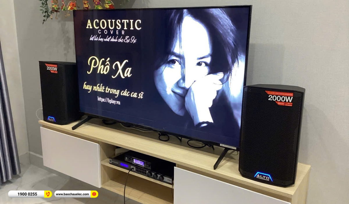 Lắp đặt d&agrave;n karaoke Alto hơn 30tr cho c&ocirc; Thanh tại TP HCM