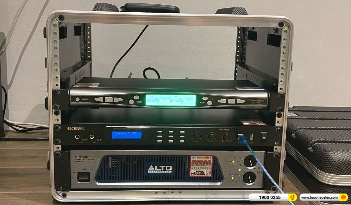 Lắp đặt d&agrave;n karaoke Alto hơn 52tr cho anh Thăng tại Vĩnh Long