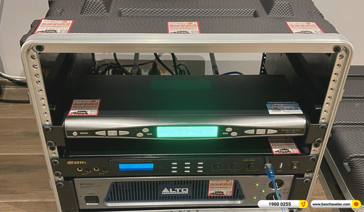 Lắp đặt d&agrave;n karaoke Alto hơn 52tr cho anh Thăng tại Vĩnh Long