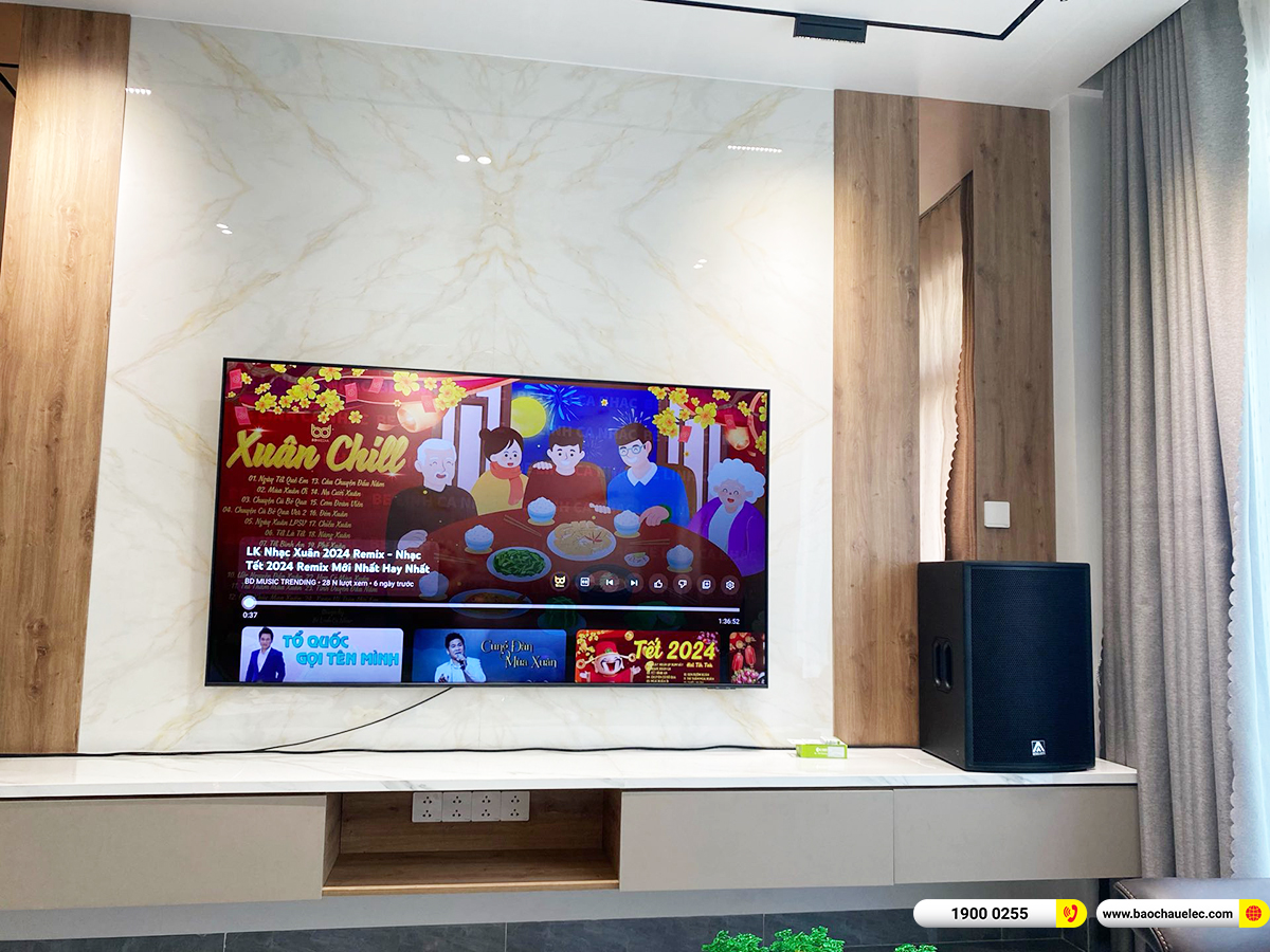 Lắp đặt dàn karaoke Amate gần 80tr cho anh Phong ở Tân Phú