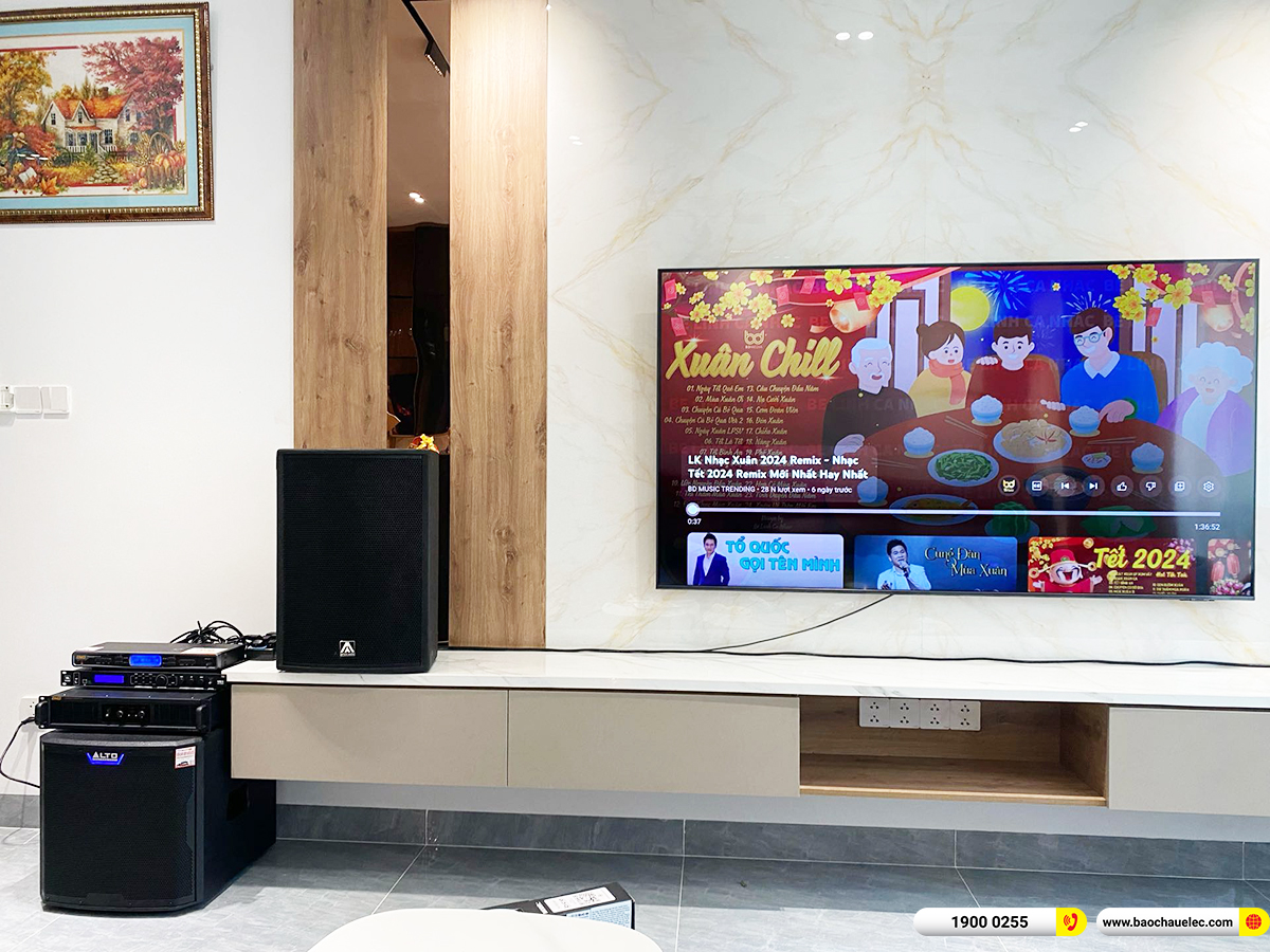 Lắp đặt dàn karaoke Amate gần 80tr cho anh Phong ở Tân Phú