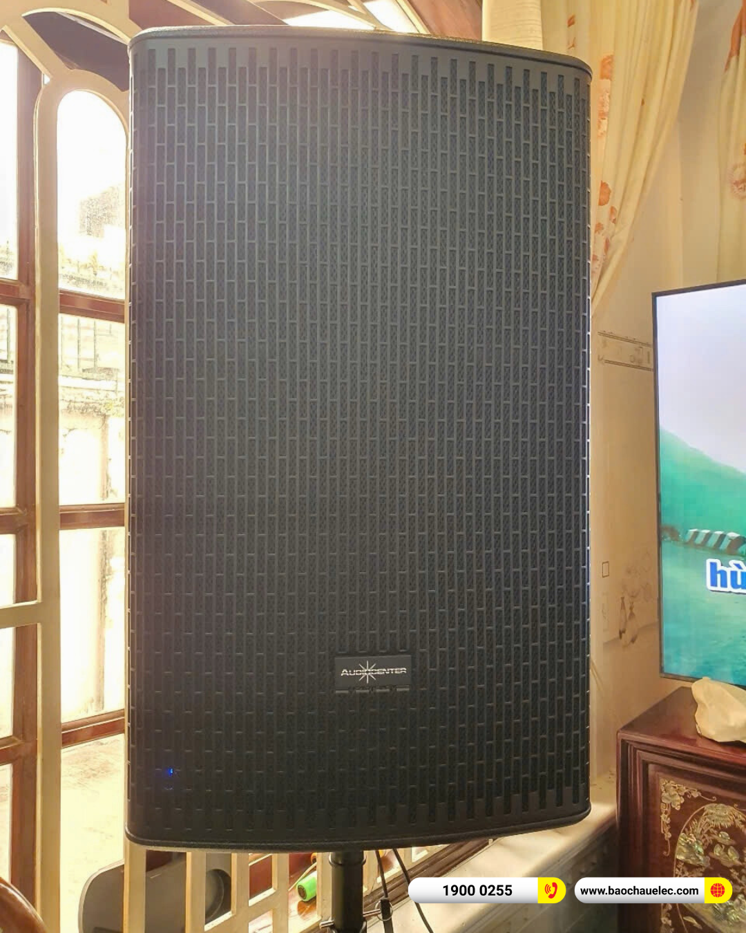 Lắp đặt d&agrave;n karaoke Audiocenter cho anh Hiển tại TP HCM