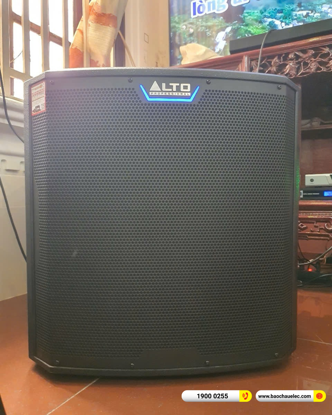 Lắp đặt d&agrave;n karaoke Audiocenter cho anh Hiển tại TP HCM