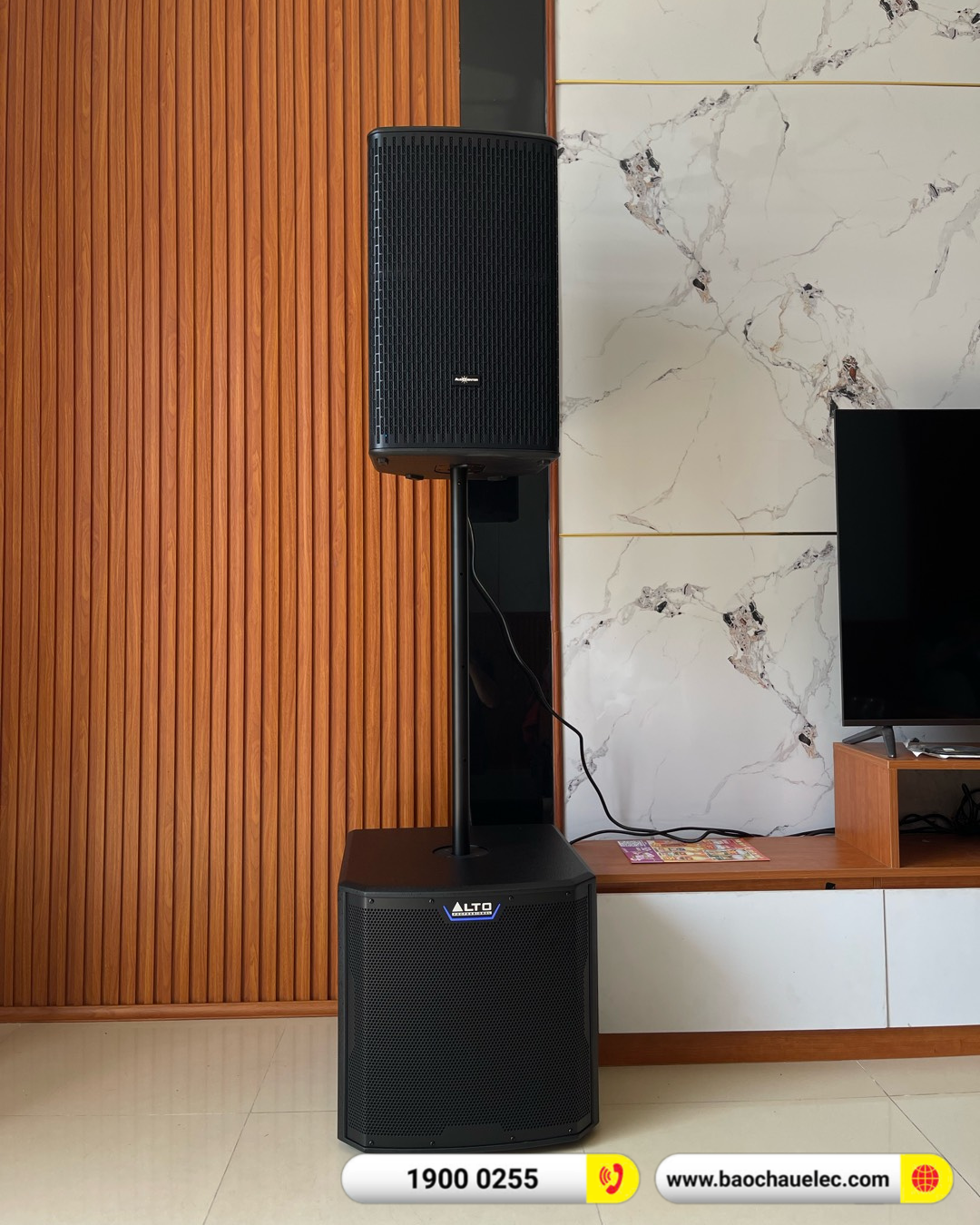 Lắp đặt d&agrave;n karaoke Audiocenter cho anh Nam tại Đồng Nai