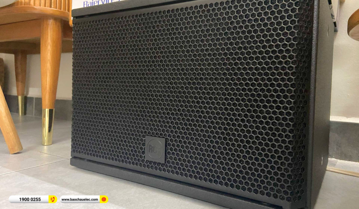 Lắp đặt dàn karaoke gắn tường Audiocenter cho anh Trung tại TP HCM