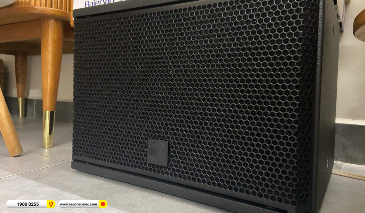 Lắp đặt dàn karaoke gắn tường Audiocenter cho anh Trung tại TP HCM