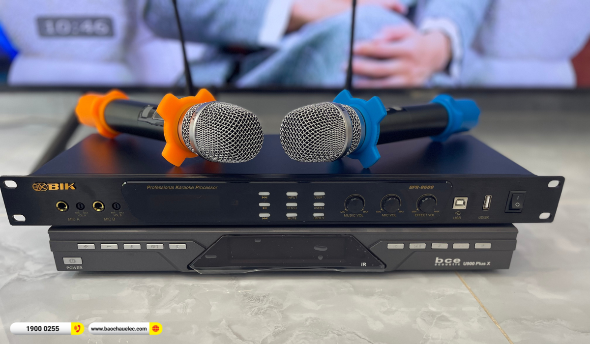 Lắp đặt dàn karaoke Audiocenter cho chị Châm tại TP HCM