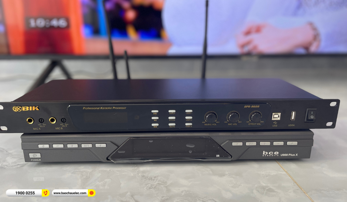 Lắp đặt dàn karaoke Audiocenter cho chị Châm tại TP HCM