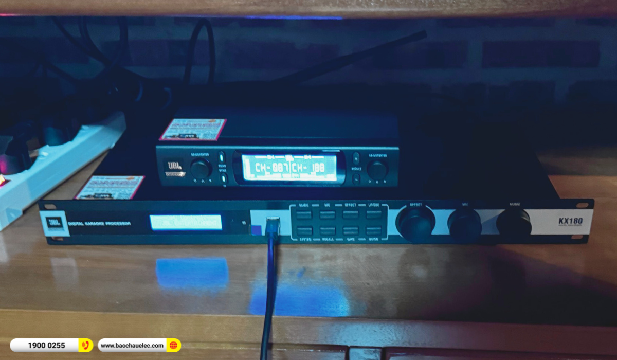 Lắp đặt d&agrave;n karaoke Audiocenter cho ch&uacute; B&igrave;nh tại L&acirc;m Đồng