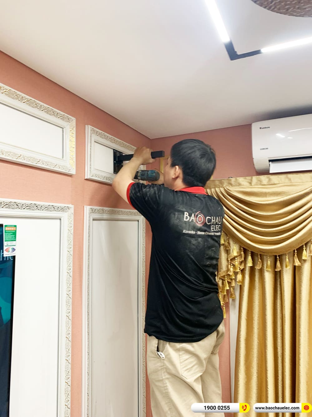 Lắp đặt d&agrave;n karaoke BIK, BMB gần 108tr cho ch&uacute; Th&acirc;n ở TPHCM