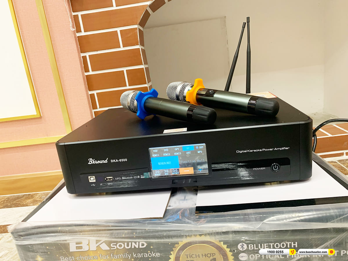 Lắp đặt d&agrave;n karaoke BIK, BMB gần 108tr cho ch&uacute; Th&acirc;n ở TPHCM