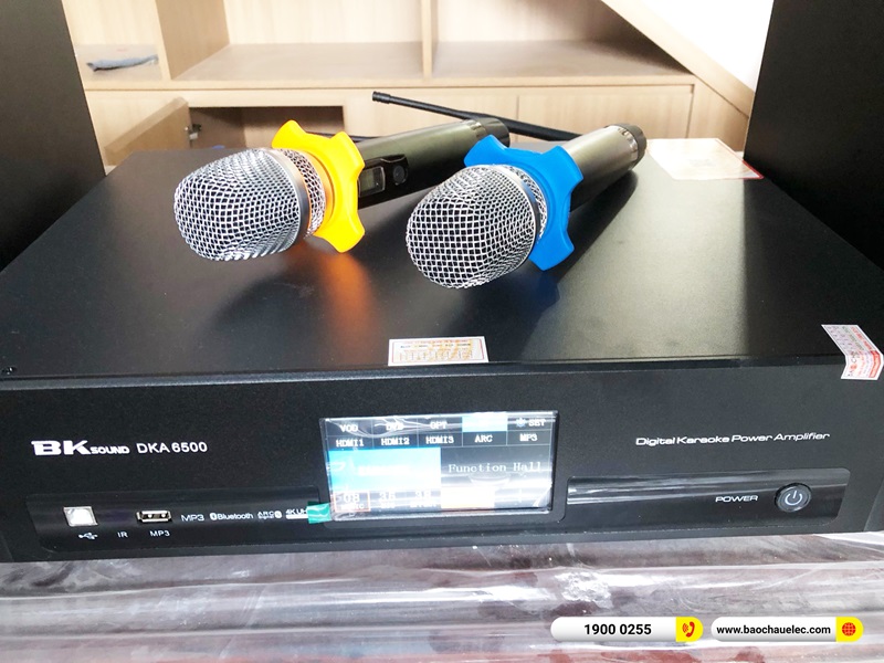 Lắp đặt d&agrave;n karaoke BIK gần 18tr cho anh Cảnh ở B&igrave;nh Dương