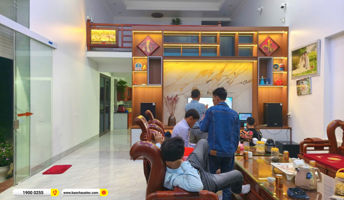 Lắp đặt dàn karaoke BIK gần 30tr cho anh Chung tại Bắc Giang