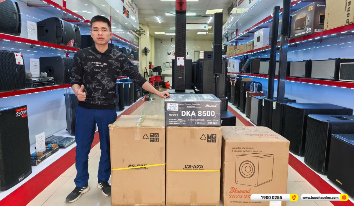 Lắp đặt dàn karaoke BIK gần 30tr cho anh Chung tại Bắc Giang