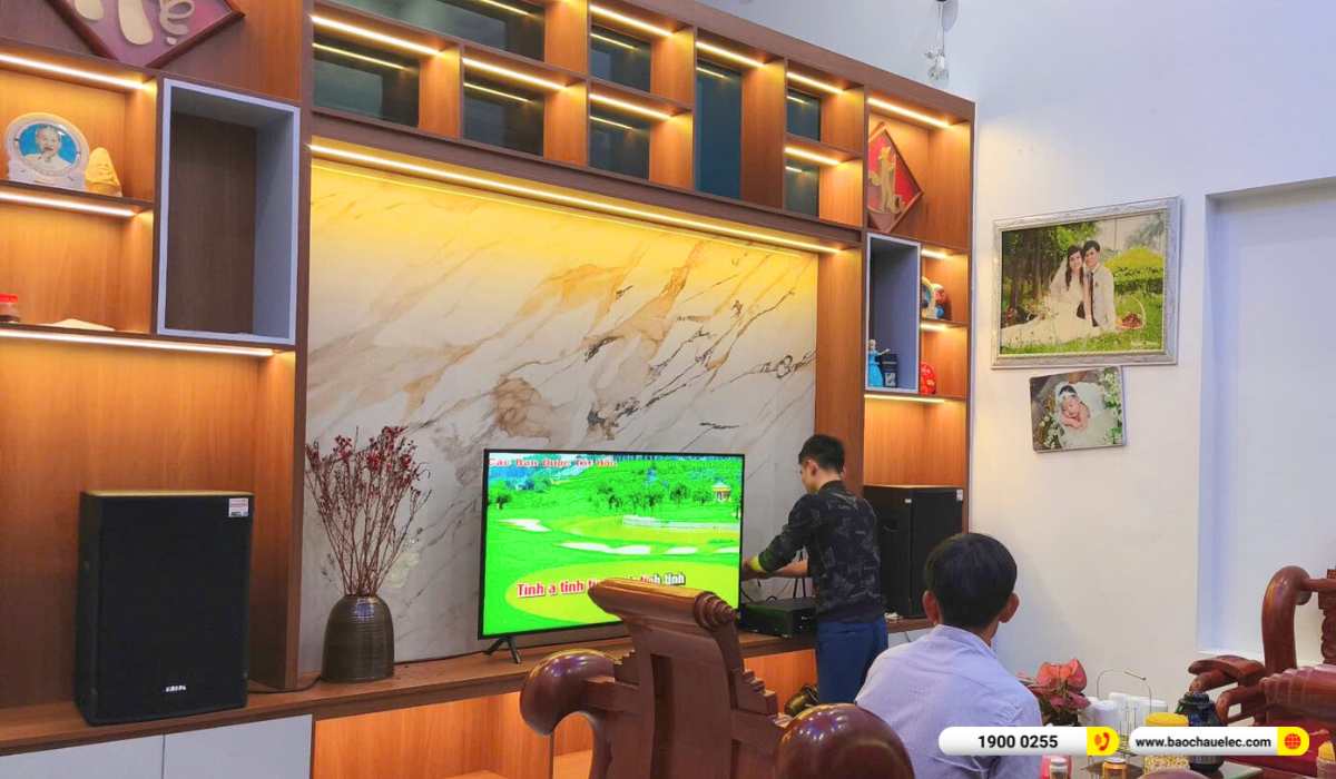 Lắp đặt dàn karaoke BIK gần 30tr cho anh Chung tại Bắc Giang