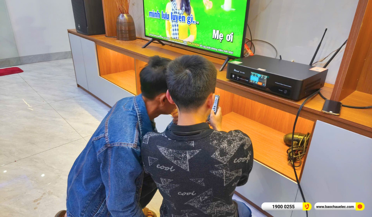 Lắp đặt dàn karaoke BIK gần 30tr cho anh Chung tại Bắc Giang