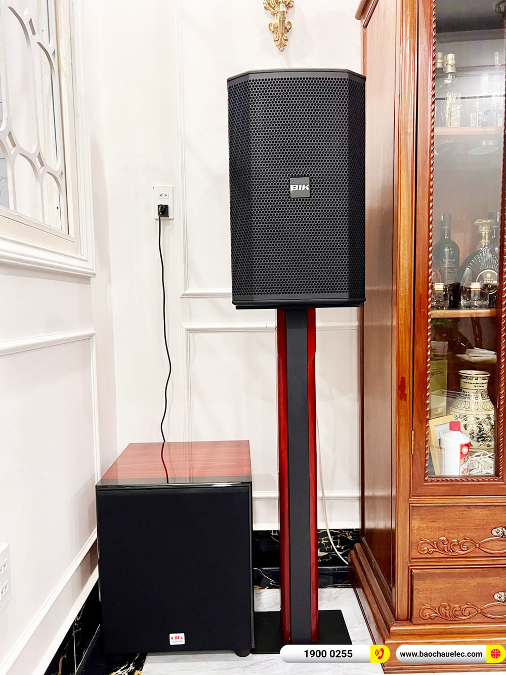 Lắp đặt dàn karaoke BIK hơn 42tr cho anh Cường ở Bình Dương