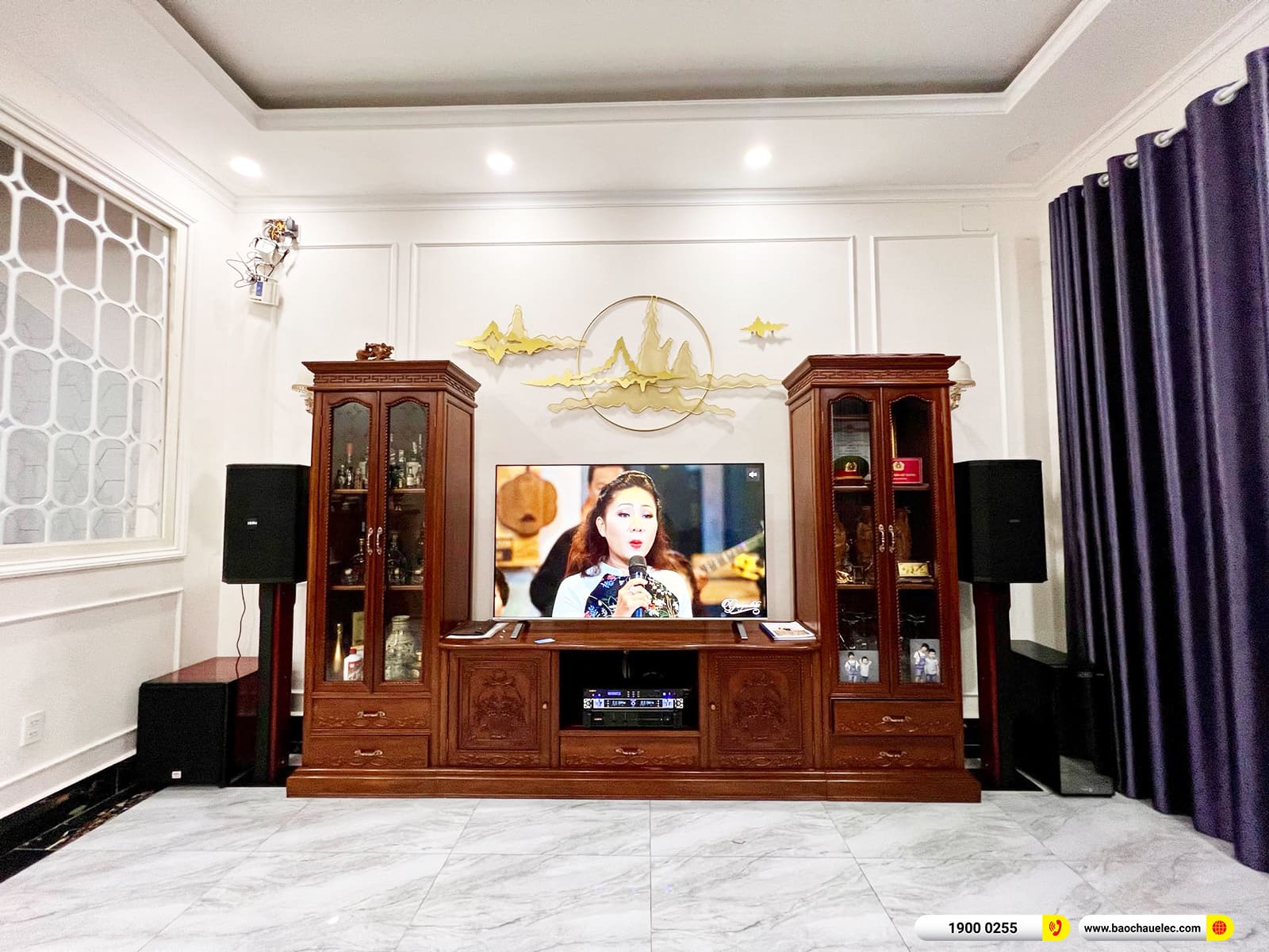 Lắp đặt dàn karaoke BIK hơn 42tr cho anh Cường ở Bình Dương