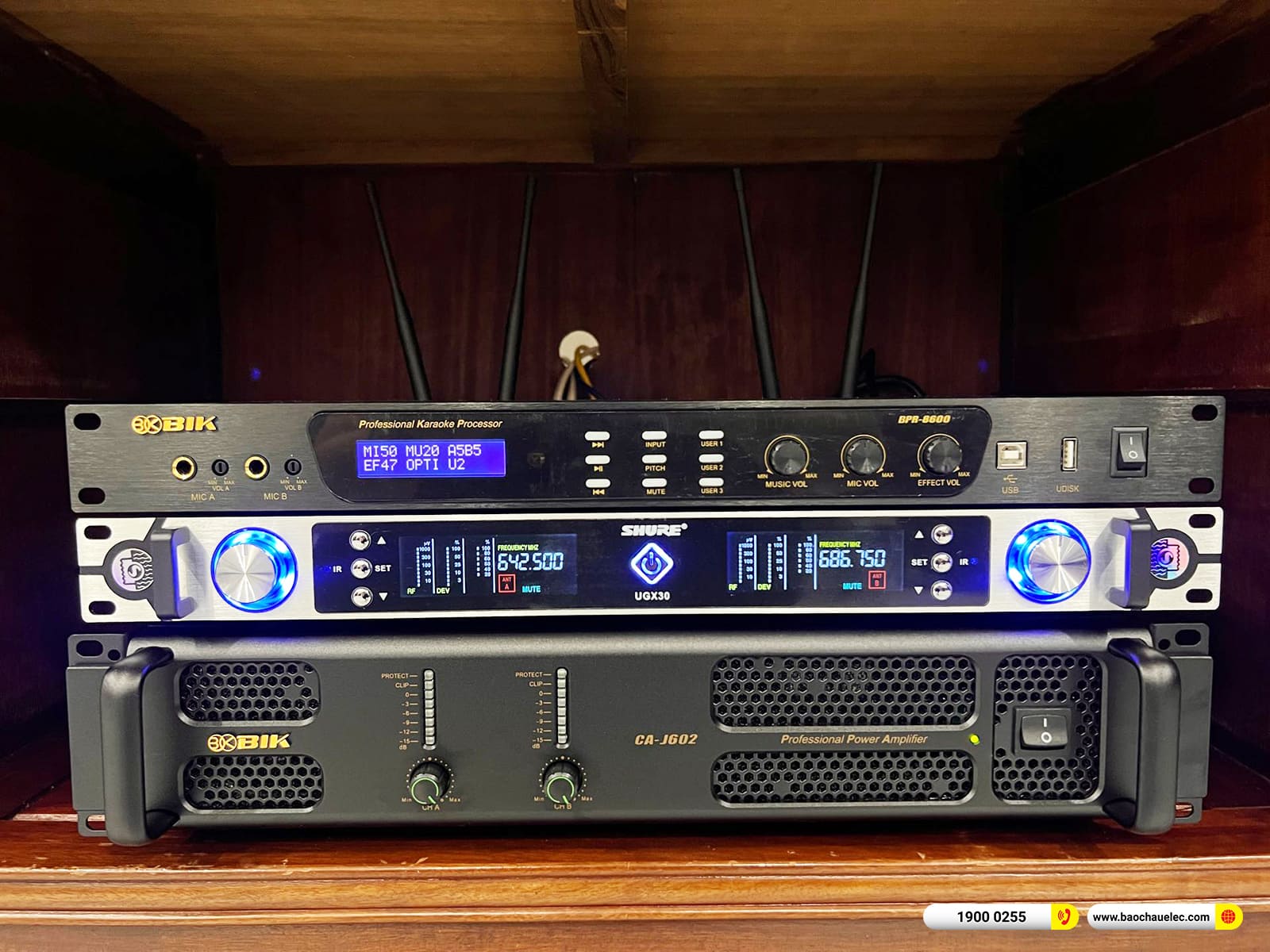 Lắp đặt dàn karaoke BIK hơn 42tr cho anh Cường ở Bình Dương