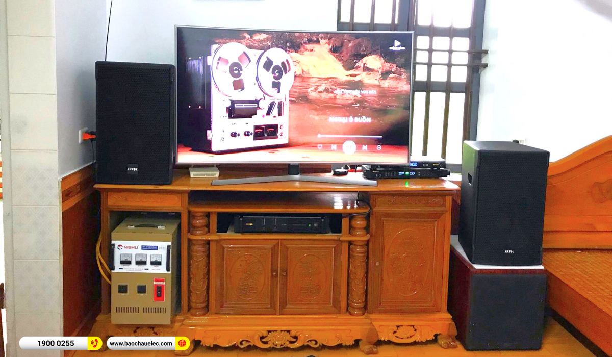Lắp đặt dàn karaoke BIK hơn 31tr cho anh Cương tại Thái Bình