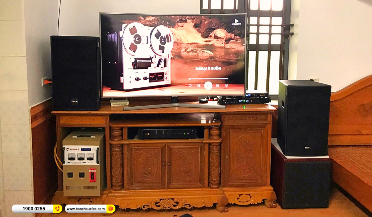 Lắp đặt dàn karaoke BIK hơn 31tr cho anh Cương tại Thái Bình