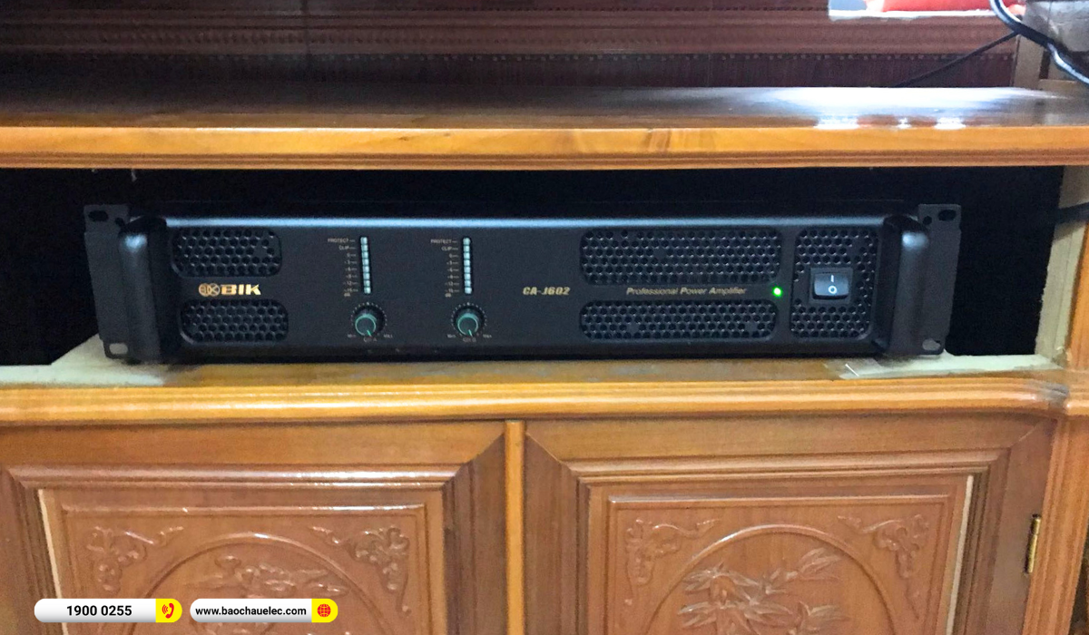 Lắp đặt dàn karaoke BIK hơn 31tr cho anh Cương tại Thái Bình