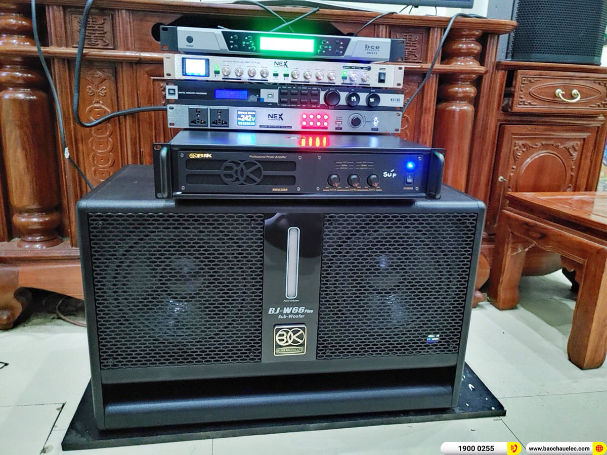 Lắp đặt dàn karaoke BIK gần 47tr cho anh Hải ở Thanh Hóa