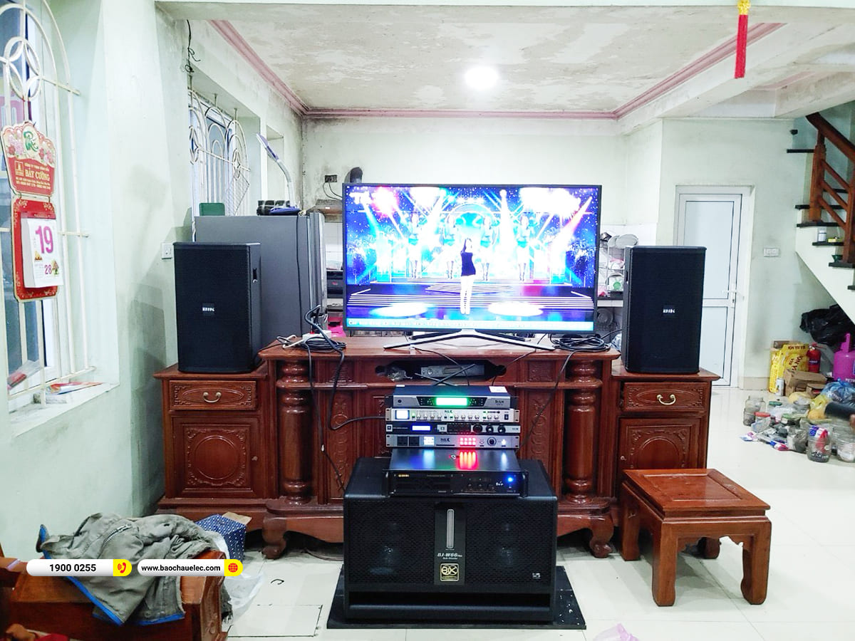 Lắp đặt dàn karaoke BIK gần 47tr cho anh Hải ở Thanh Hóa