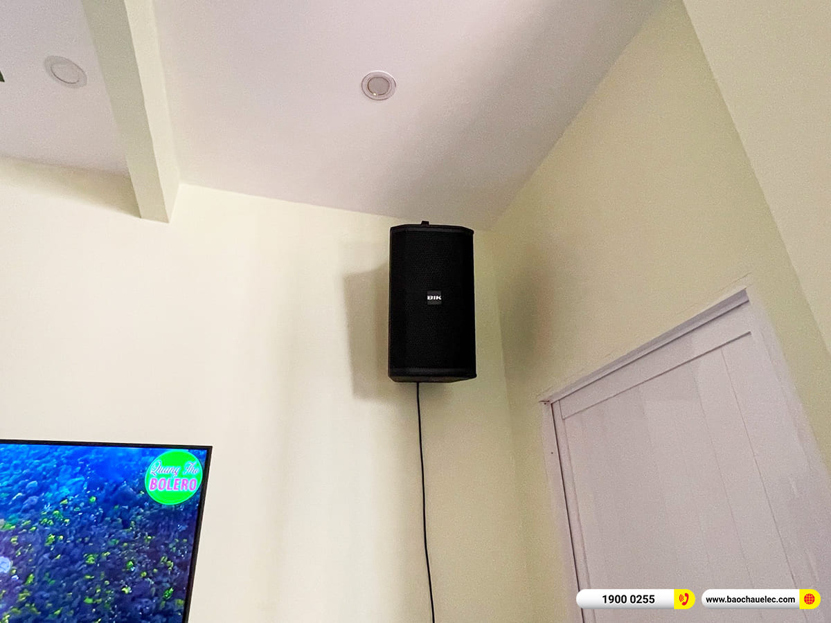 Lắp đặt dàn karaoke BIK gần 58tr cho anh Hảo ở Tiền Giang