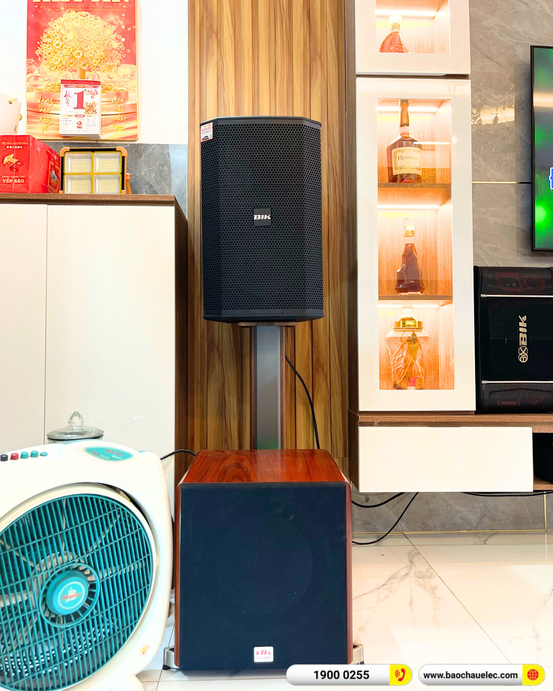 Lắp đặt d&agrave;n karaoke BIK hơn 32tr cho anh Hiếu tại Vũng T&agrave;u