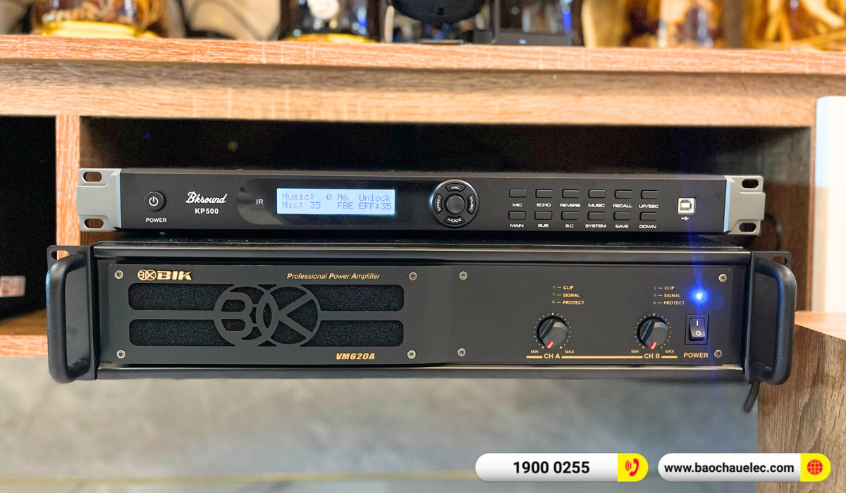 Lắp đặt d&agrave;n karaoke BIK hơn 32tr cho anh Hiếu tại Vũng T&agrave;u