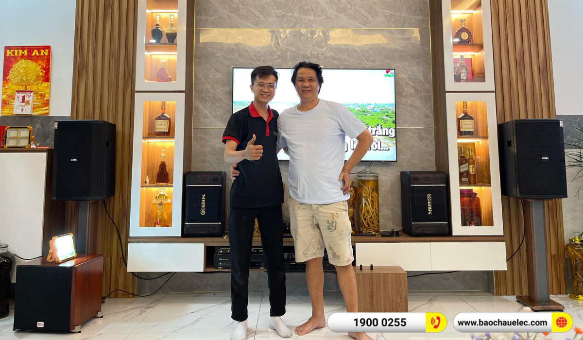 Lắp đặt d&agrave;n karaoke BIK hơn 32tr cho anh Hiếu tại Vũng T&agrave;u