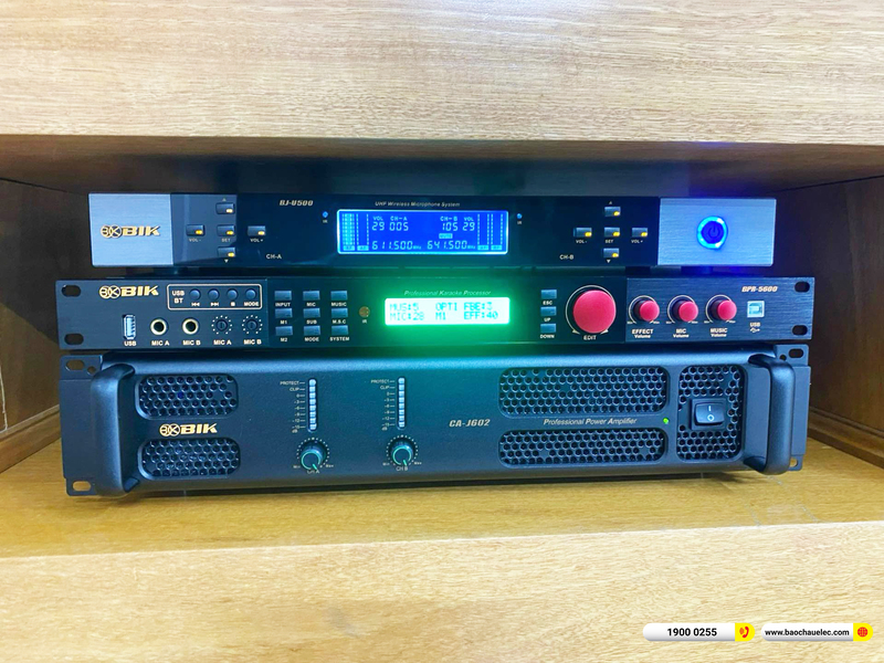 Lắp đặt d&agrave;n karaoke BIK gần 42tr cho anh Hoa Nh&agrave;n ở Thanh H&oacute;a