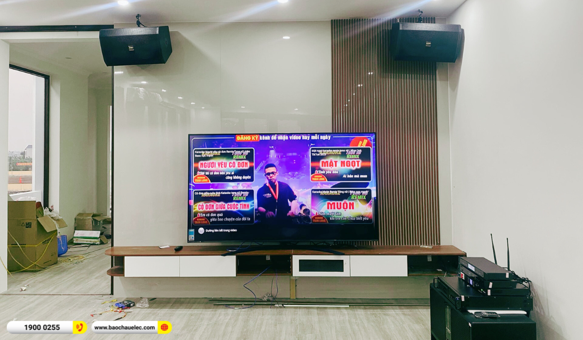 Lắp đặt d&agrave;n karaoke BIK hơn 52tr cho anh Ho&agrave;ng tại Th&aacute;i B&igrave;nh