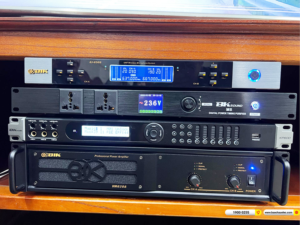 Lắp đặt d&agrave;n karaoke BIK gần 41tr cho anh Hội ở B&igrave;nh Dương