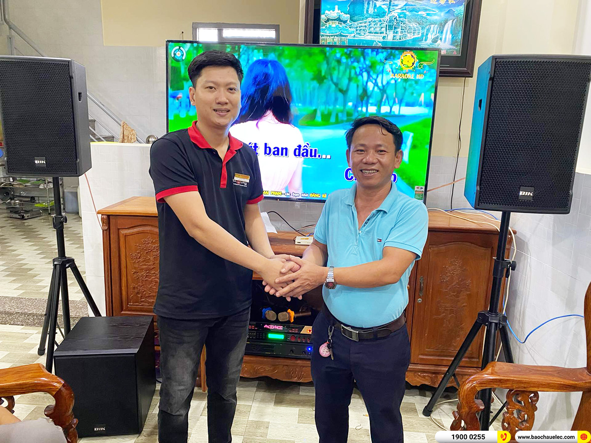 Lắp đặt d&agrave;n karaoke BIK hơn 42tr cho anh H&ugrave;ng ở B&igrave;nh Dương