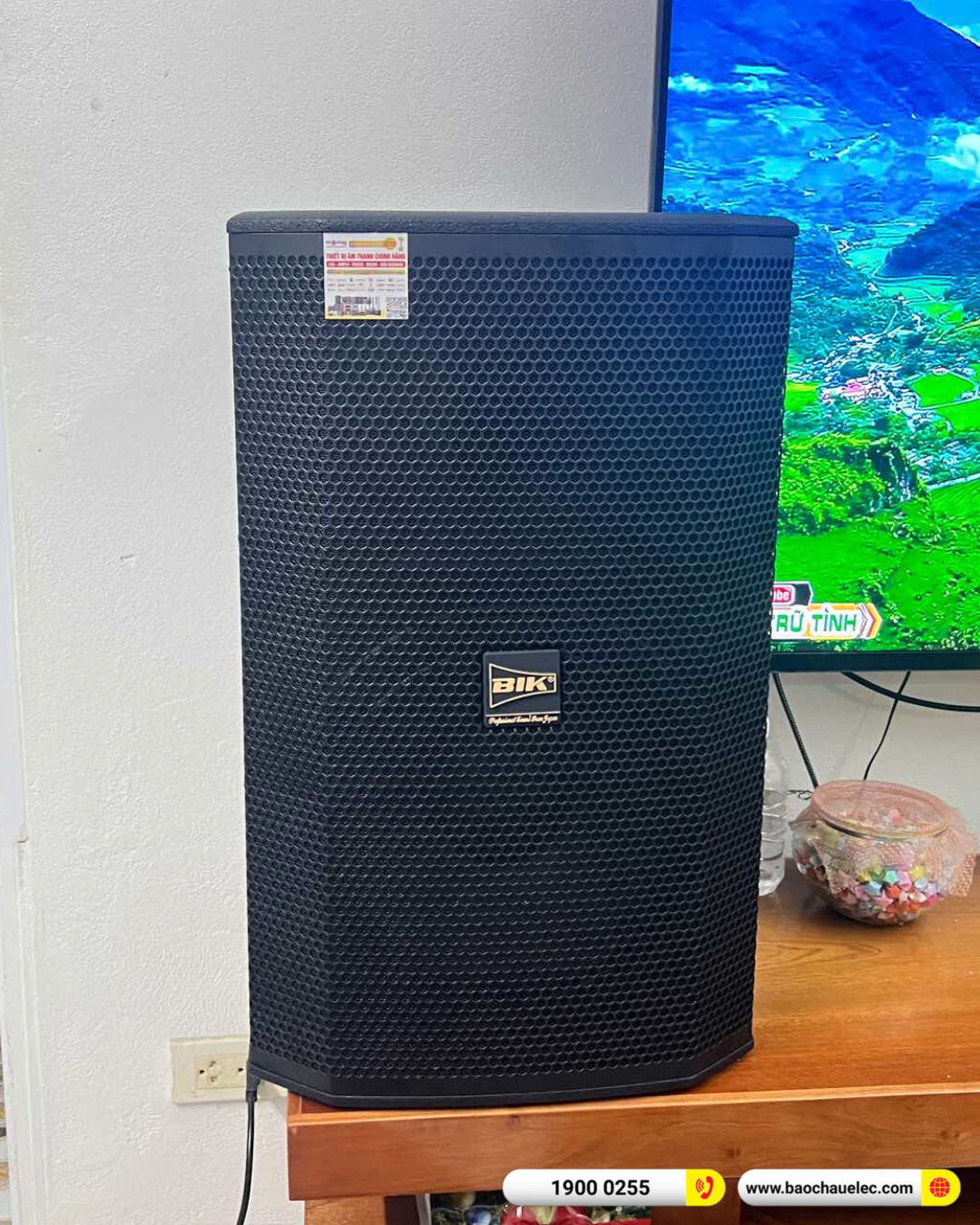 Lắp đặt d&agrave;n karaoke BIK hơn 37tr cho anh Hưng tại H&agrave; Nội