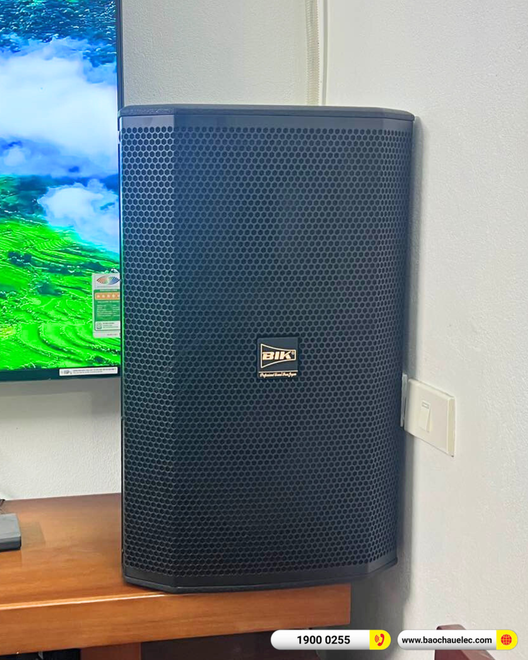 Lắp đặt d&agrave;n karaoke BIK hơn 37tr cho anh Hưng tại H&agrave; Nội