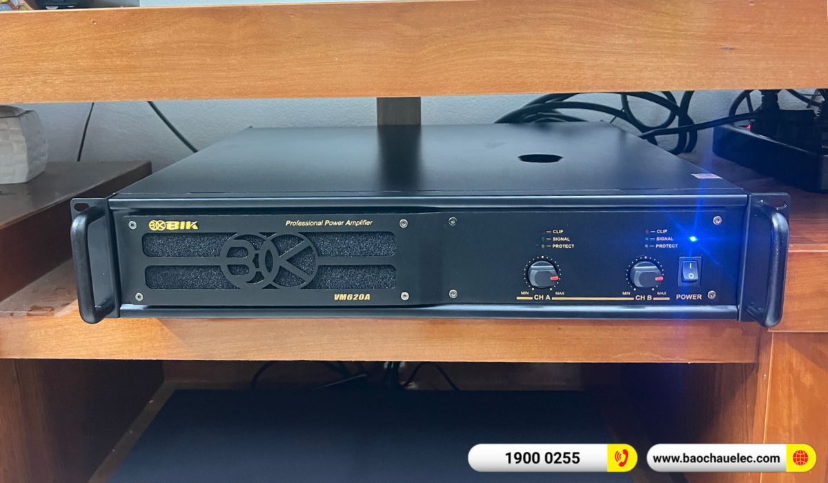 Lắp đặt d&agrave;n karaoke BIK hơn 37tr cho anh Hưng tại H&agrave; Nội