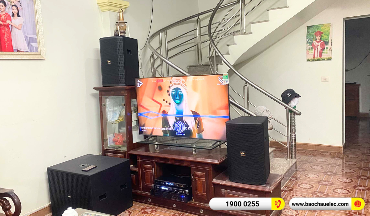 Lắp đặt d&agrave;n karaoke BIK hơn 50tr cho anh Huy tại Hải Ph&ograve;ng